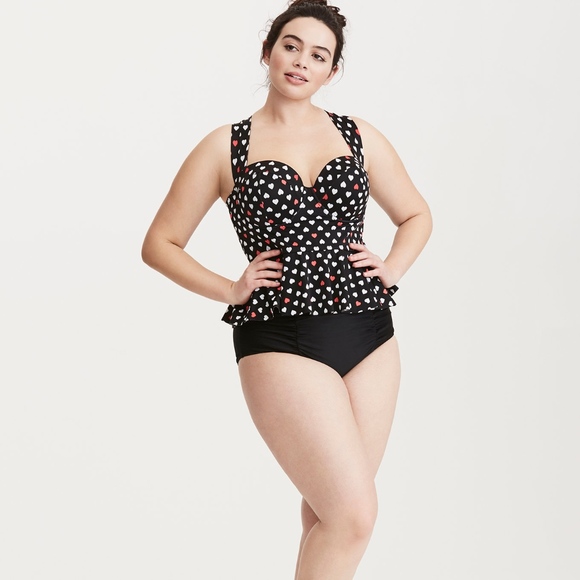 torrid peplum swimsuit